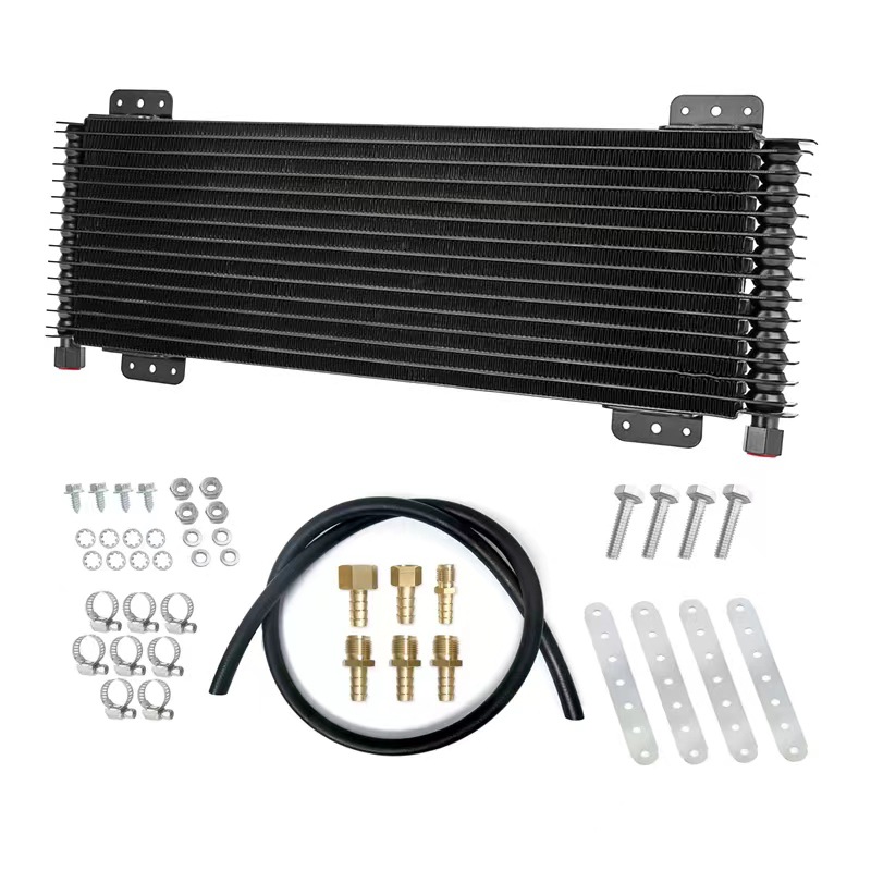 Universal 40K Transmission Cooler Kit | LPD47391 Low Pressure Drop for Towing & Heavy Loads