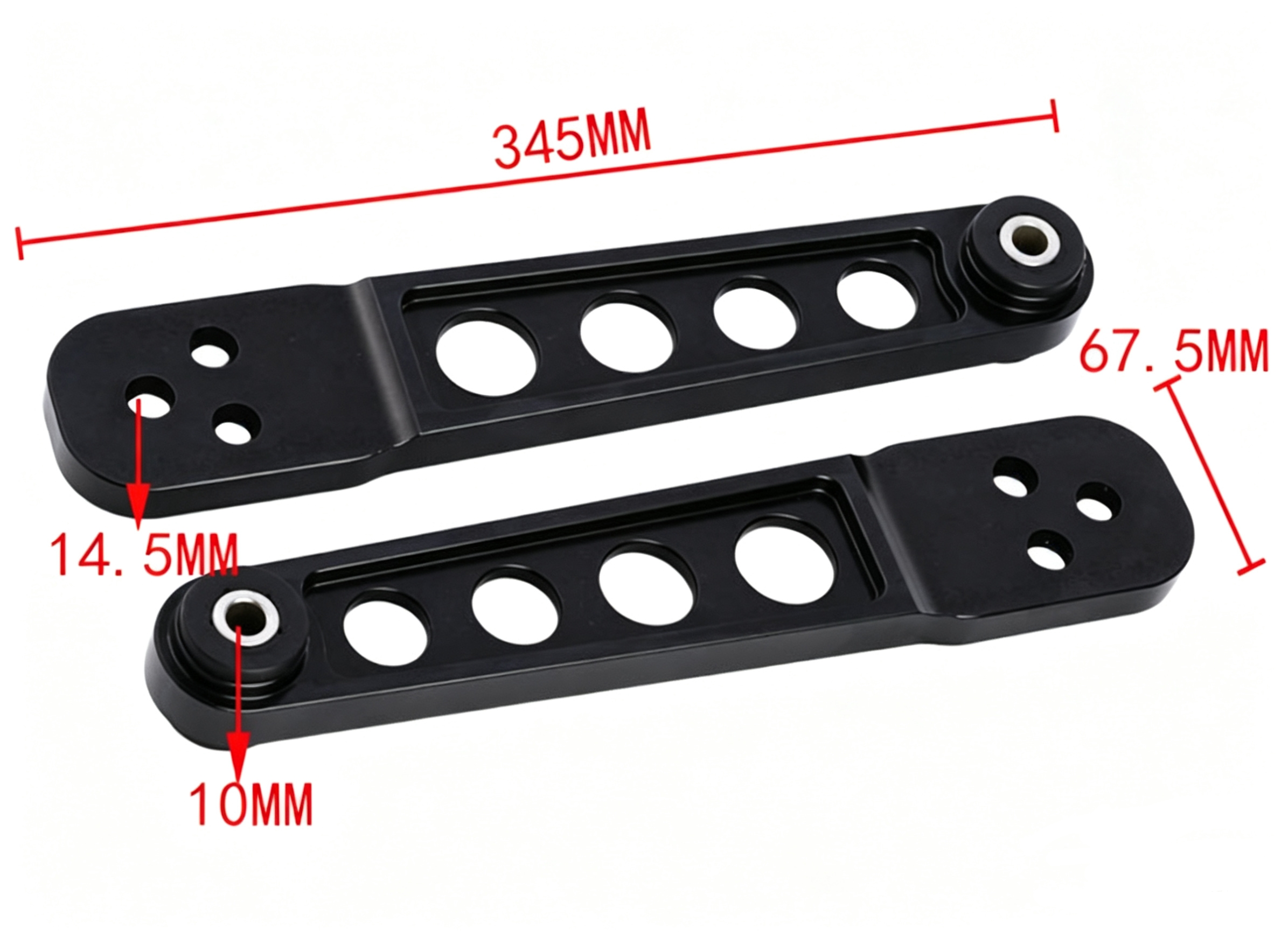 Blue Anodized Rear Lower Control Arms for Honda Civic EG/EK 01-05/ES CNC Machined Aluminum